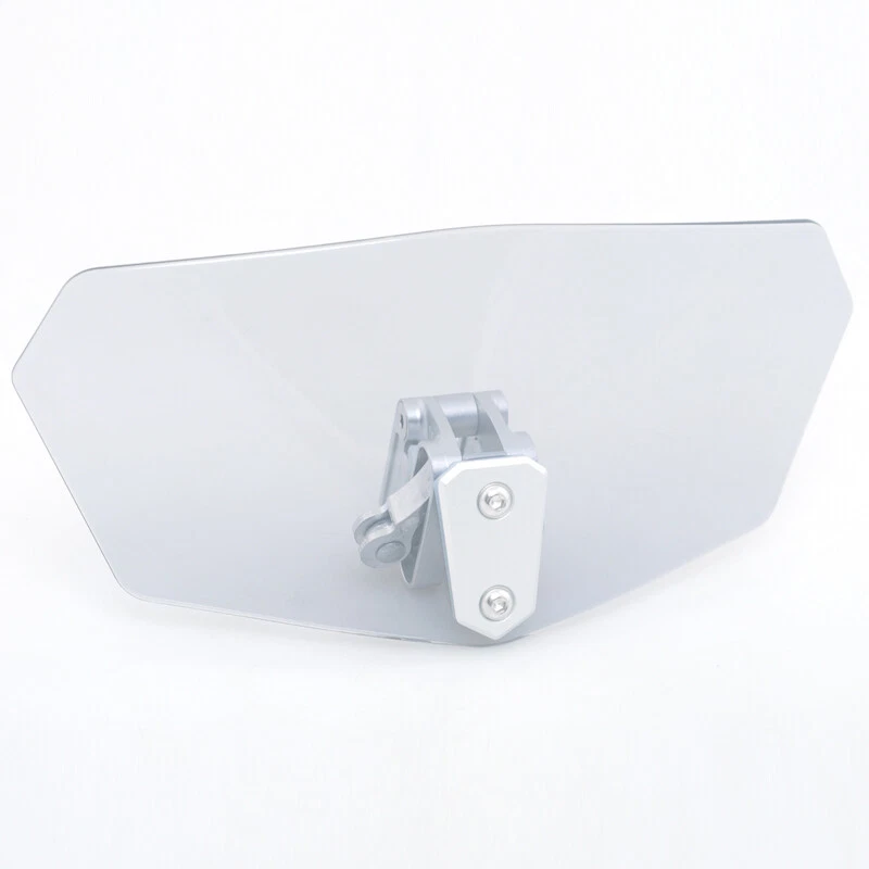 Adjustable Clip On Windshield Extension Spoiler Wind Deflector For Motorcycle — 第 4/4 张图片