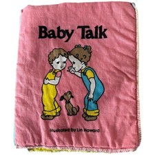 Vintage Baby Talk By Lin Howard 1984 Cloth Quiet Book Animals Taiwan