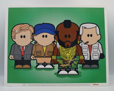 Weenicons Fine Art Giclée-Druck: I Don't Fly Fool! WEE004: Das A-Team Mr T 