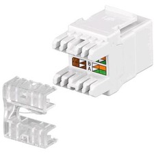 Intellinet Frutto Keystone RJ45 C5E LSA UTP Bianco