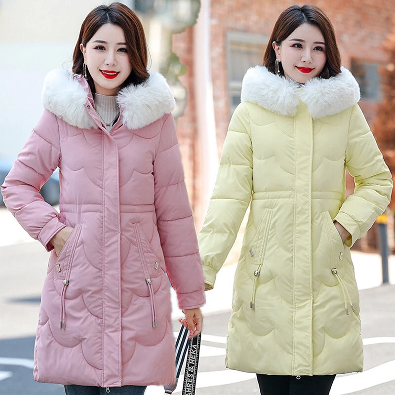 fur trimmed parka ladies