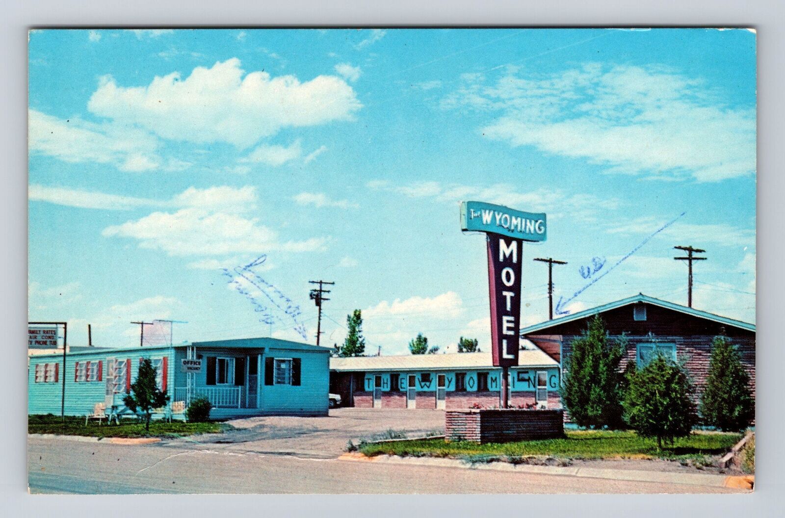 Upton WYWyoming, Wyoming Motel, Advertising, Antique Vintage Souvenir