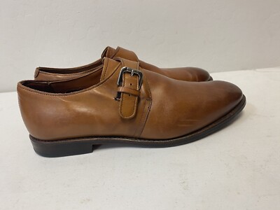 Allen Edmonds Warwick Single Monk Strap Shoe in Walnut Size  display picture 1