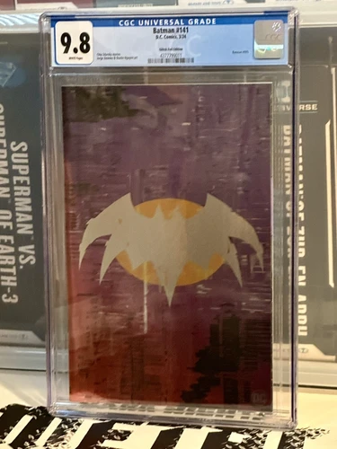Batman #141 CGC 9.8 Purple Foil Bat Symbol Zur En Arrh Variant Cover New Mint MT
