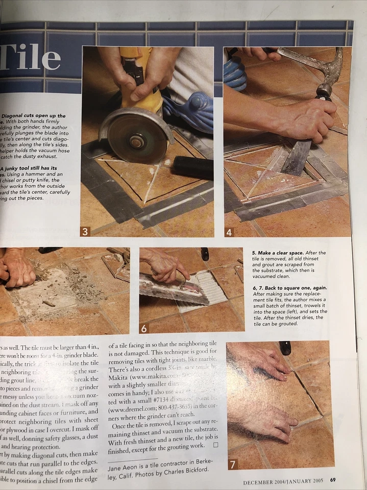 Taunton's FINE HOMEBUILDING Magazine JANUARY 2005 No. 168 Warm Floors & more - Image 4 of 4