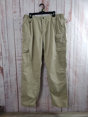 5.11 Tactical Series Pants Mens 40 X 32 Ripstop Tan Tac-143 74273
