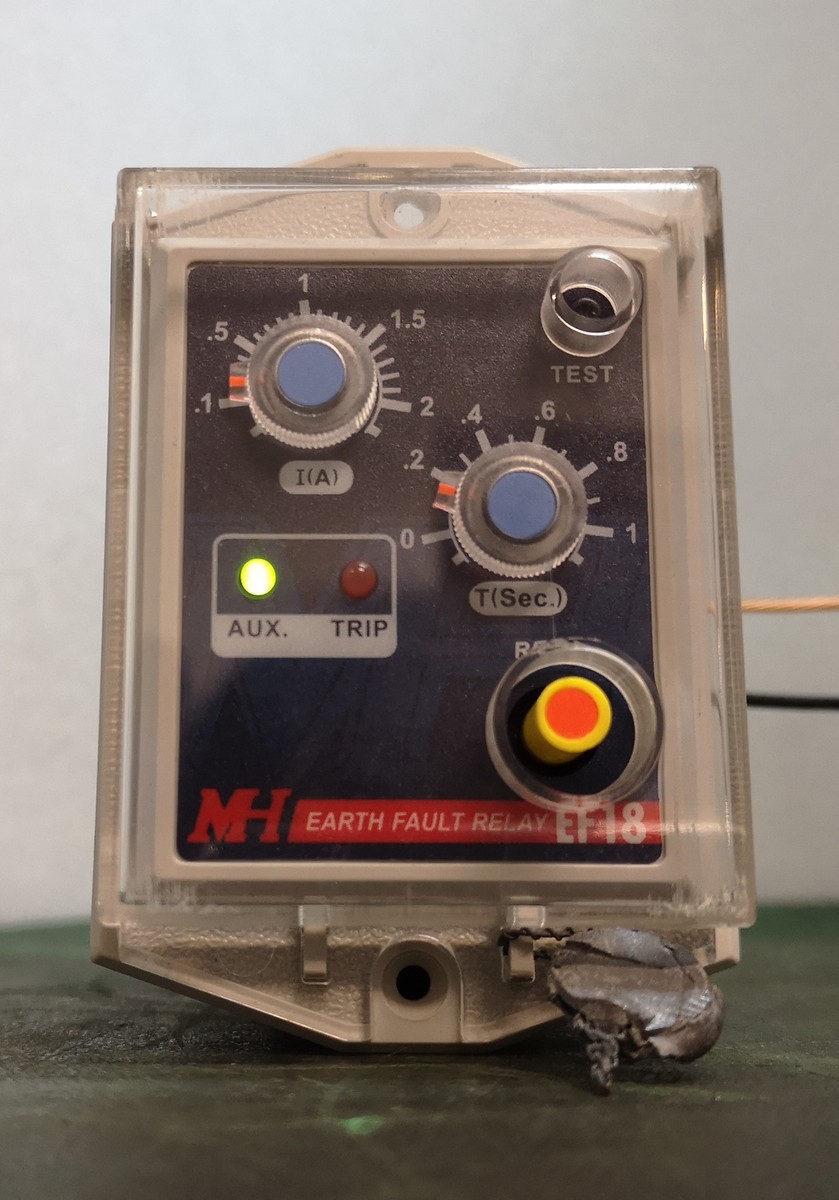 12439 MUN HEAN DTL EARTH FAULT RELAY EF18 | eBay