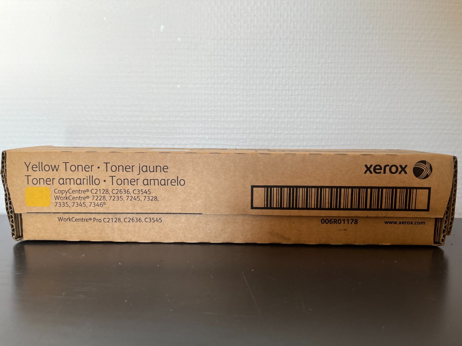 Toner laser Xerox jaune 006R01178 anti traces pour grands volumes