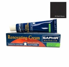 SAPHIR RENOVATING CREAM Dark Brown #05  25ml Tube  ** BEST VALUE  &  DELIVERY **