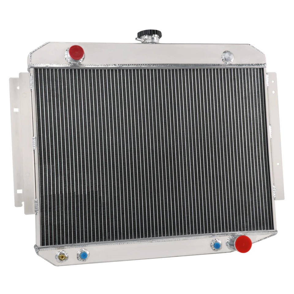Radiador de EE. UU. 3 filas apto 1971-1979 Dodge B/D/W 100 200 300 CB300 PB100 PICKUP AT MT Foto 2 de 4
