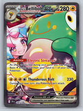 bellibolt ex pokemon card value Iono's Bellibolt ex - 130/100 - SV9: Battle Partners [SECRET RARE] [Near Mint] main image 0