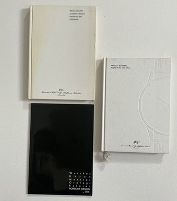WATCHES FROM IWC 2 HC 2000/01 CATALOGS 1 PRICE LIST 1990 + PORSCHE DESIGN BOOK