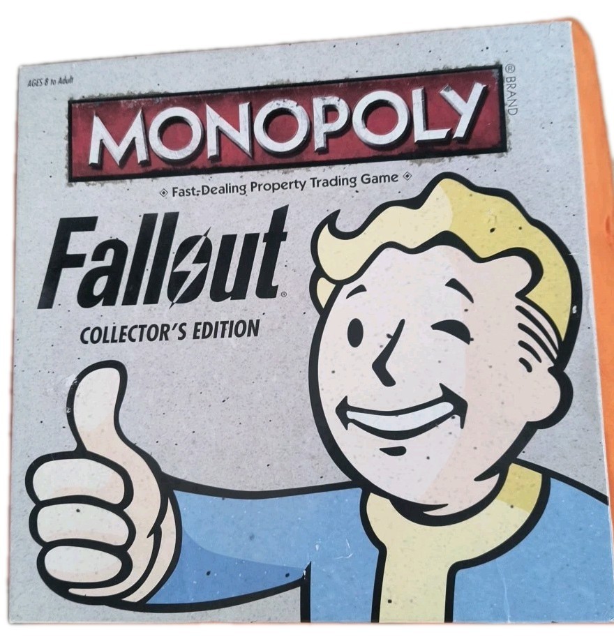 Fallout4 MONOPOLY フォールアウト 4 モノポリー 新品 Fallout Monopoly Collector's Edition Complete Board Game Vault Boy