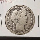 New Listing1915 Barber Half Dollar Silver 50C Circulated US Coin Uncertified Collectible