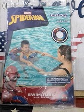 Bestway Marvel Spiderman Inflatable Armbands Pool Kids Floaties age 3-6 NEW