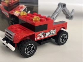 LEGO 8195 Racers Ed's Tow Truck Service truck with manual