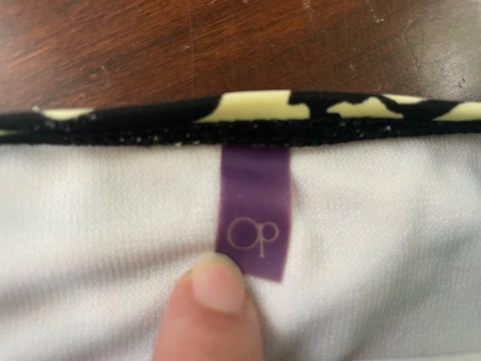 OP Niños Niñas Arco Iris Estampado Leopardo Correa Cruzada Forrado 1 Pieza Traje de Baño Multi 8-9 Foto 2 de 4