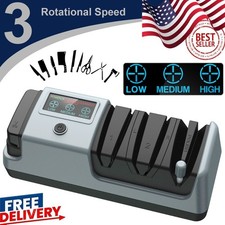 5 in 1 Electric Knife Sharpener-3 Rotational Speed Adjustable Knife Sharpener