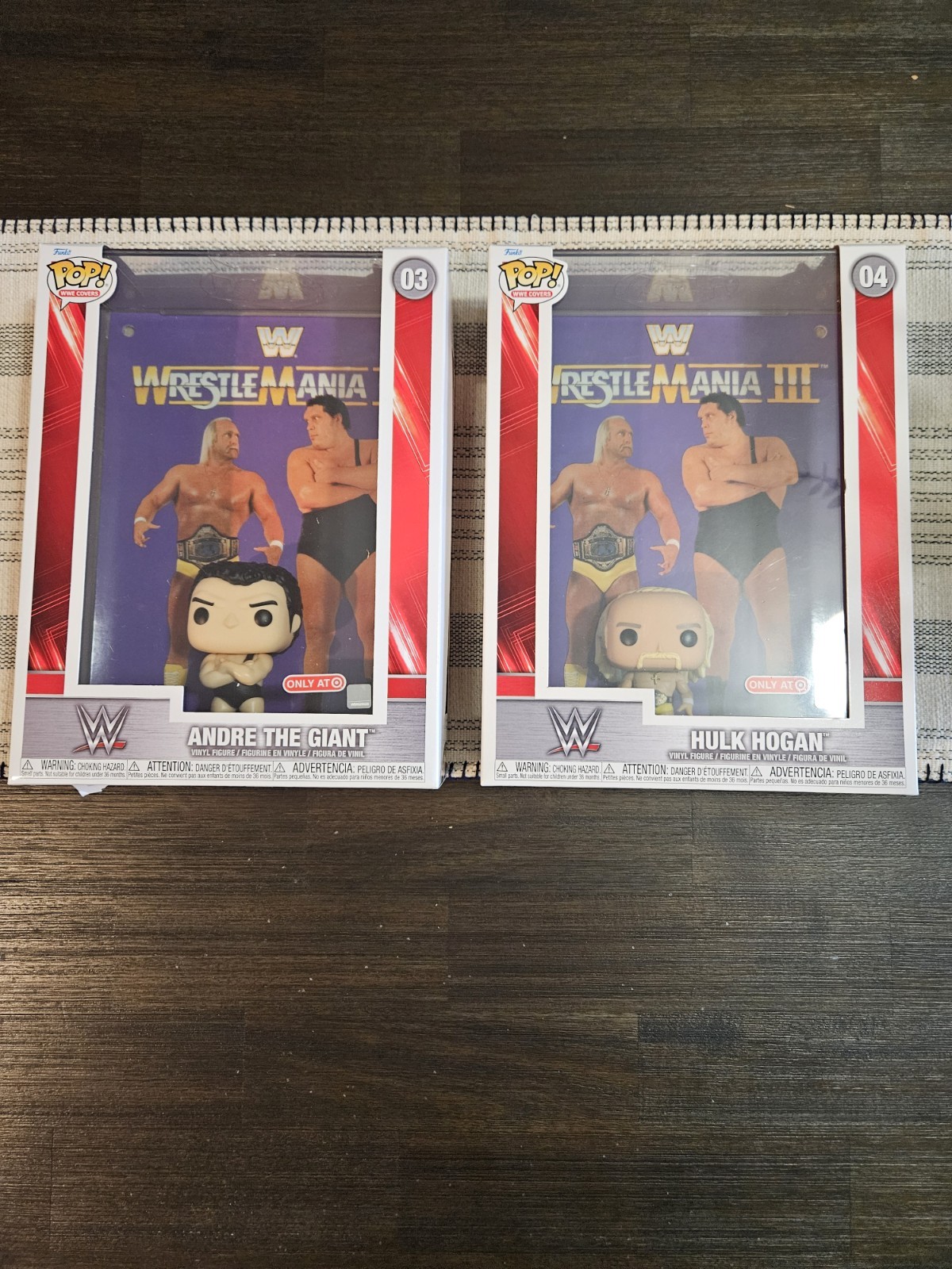 Funko Pop WWE Hulk Hogan & Andre The Giant 2-Pack Target con WrestleMania