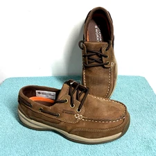 ROCKPORT WORKS RK6736 RK676 Boat/Work Steel Toe Shoes W 8, M 6 New w/ Tags