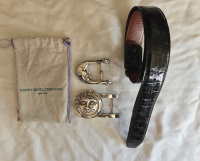 Barry Kieselstein Cord Silver Buckles and Aligator Black  display picture 1