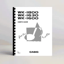 Casio WK-1800 WK-1630 Instruction Manual 96 Pages