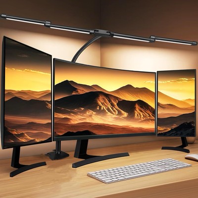 LED Desk Lamp for Home Office, 24W Color and Dimming LED Table Light for Work