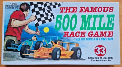 The Famous 500 Mile Race Game - Tee Pee Toys, Jessup Paper Box Co. - 1970er - Bild 1 von 4