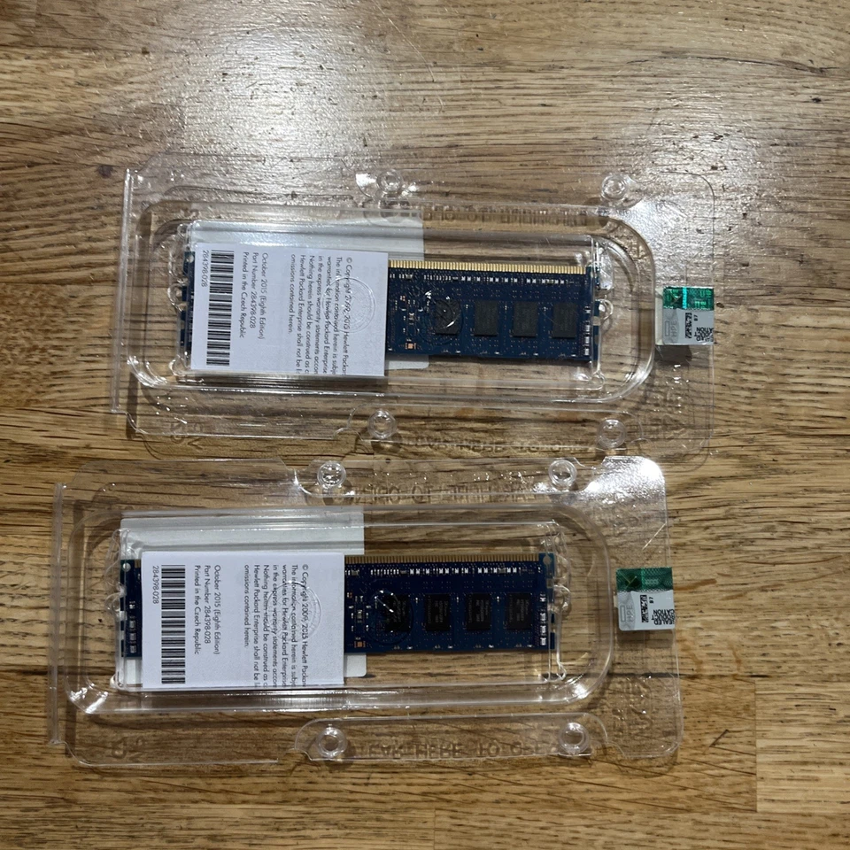 HP 8GB 1Rx4 PC3- 12800R-11 Kit - Image 4 of 4