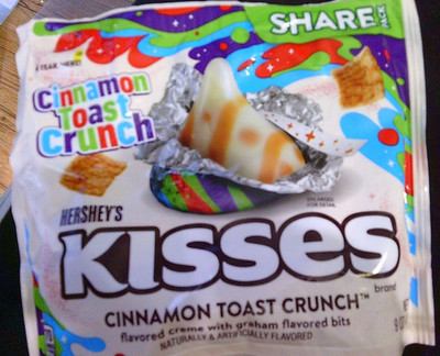 NEW Hershey's Kisses Cinnamon Toast Crunch Edition Discontinued LIMITED EDITION