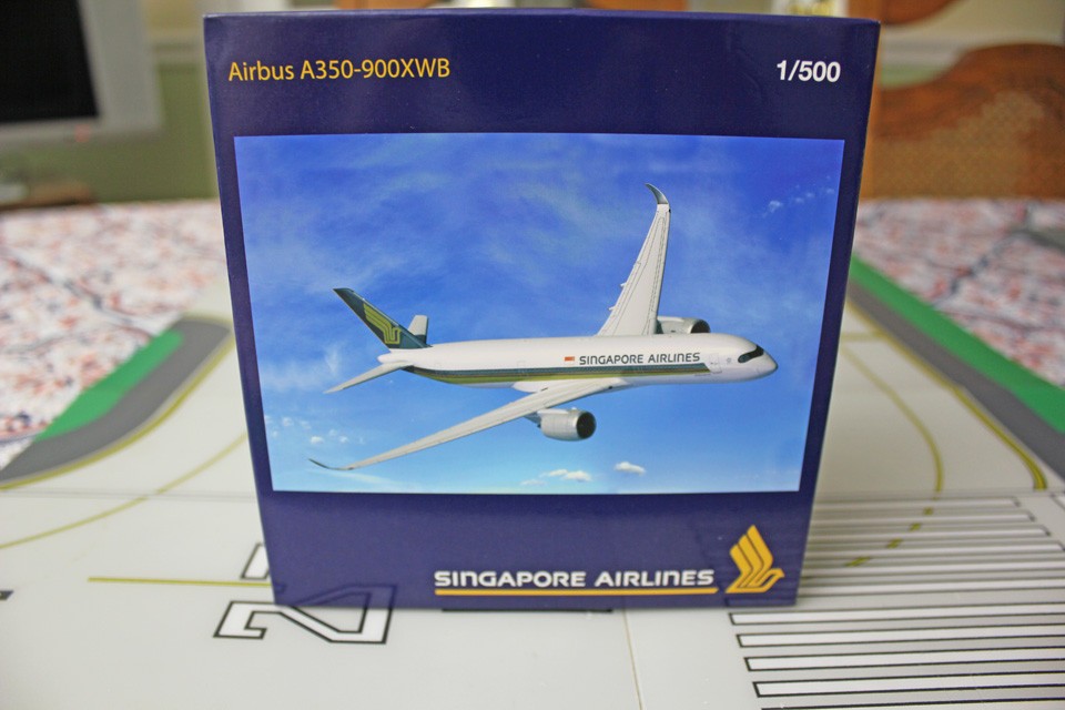 Herpa Wings Singapore Airlines Airbus A350-900XWB New Color