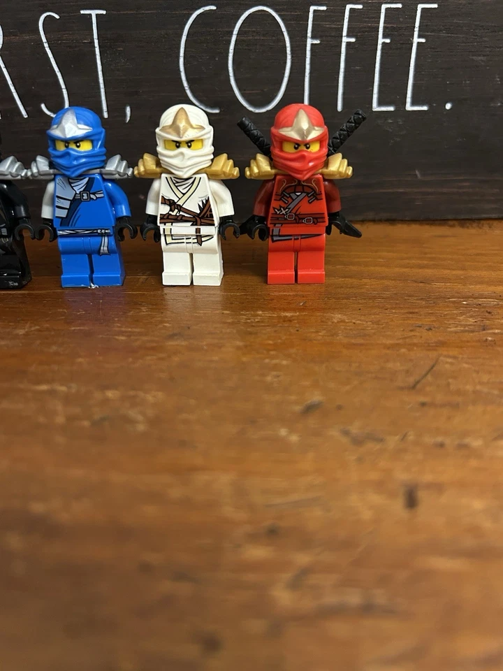 LEGO Ninjago Kai Jay Zane Cole ZX Jay Zx Zane Zx Lot of 5 Minifigures - Image 3 of 4