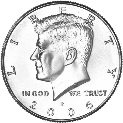 2006 P Kennedy Half Dollar Uncirculated from Mint Set
