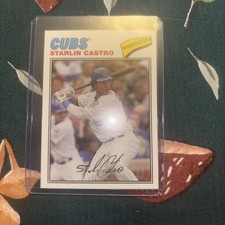 2012 Topps Archives Cloth Sticker Starlin Castro