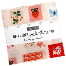 MODA - Funny Valentine Charm Pack by Lizzy House 42 pcs