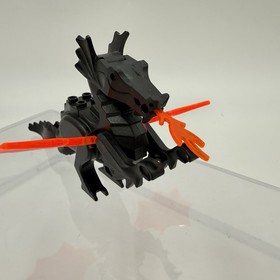 LEGO Castle Black Classic Dragon Animal 6129c04 From Sets 6007, 6097, 6047, 4818