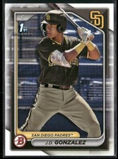 J.D. Gonzalez 2024 Bowman Prospects #BP-111 San Diego Padres