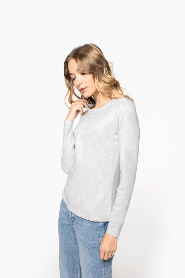 Kariban K383 | Langarmshirt Damen Ladies' long-sleeved crew neck T-shirt