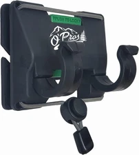 O’Pros 3rd Hand Belt Clip Rod Holder for Fly Fishing and One Size, Black 