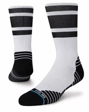 Stance Adult Grey Crew Nylon Cushion InfiKnit Boyd Mid Performance Socks M 6-8.5