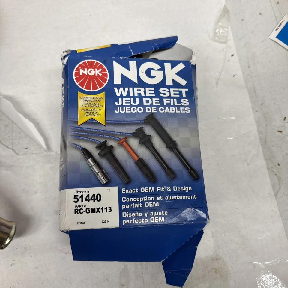 NGK Spark Plug Wire Set for 2010-2013 Chevrolet Camaro - Image 2 of 3