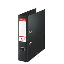 Esselte A4 Lever Arch File, Black, 72 mm Spine, Plastic, Vivida Range, 811370, 5