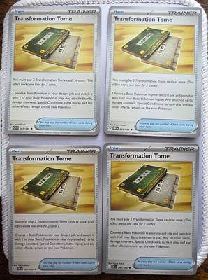 4x Transformation Tome 083/086 Me04: Chaos Rising Regular [FULL PLAYSET]