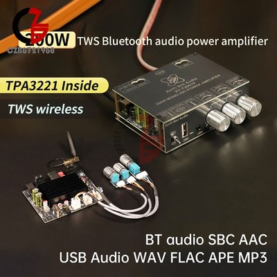 XY-T2001P Mono 200W Audio Amplifier Board Treble/Bass Adjustment TWS TPA3221 APP