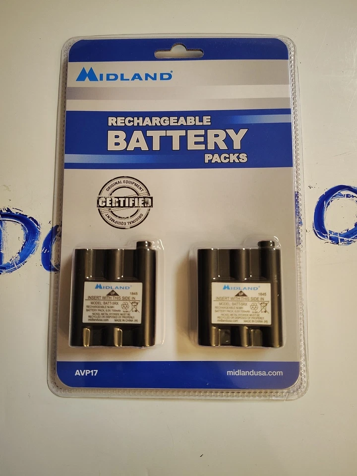 Midland Two-Way Radio Rechargeable Battery. AVP-17 /BATT-5RX *Authentic* - Image 4 of 4