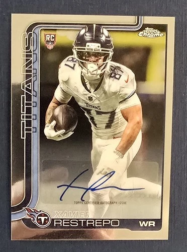 2025 Topps Chrome Football Xavier Restrepo #RRA-XRE