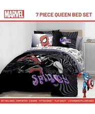 Marvel Comics Kids Queen Bed Set-AB0F9DYH7672 new not in original package
