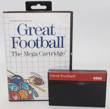 GREAT FOOTBALL - 1987 Sega Master System Sports Video Game in Original Case!