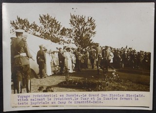 TZAR NICHOLAS II & TZARINA ALEXANDRA RUSSIA1914 BRANGER ANTIQUE ORIGINAL PHOTO