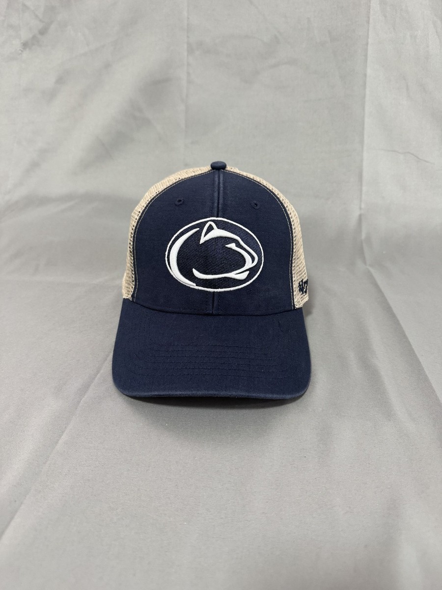 '47 Brand Penn State Nittany Lions Trucker Snapback Hat Navy Mesh OSFM